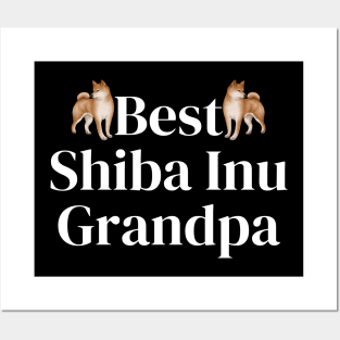 Shiba Inu Grandpa Posters and Art